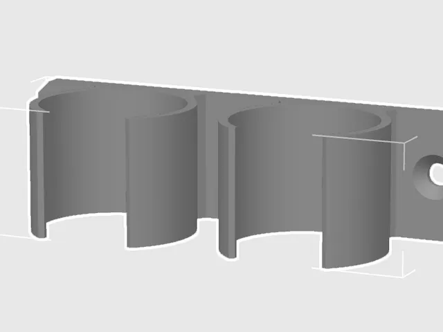 Double Dishwasher Hose Clip
