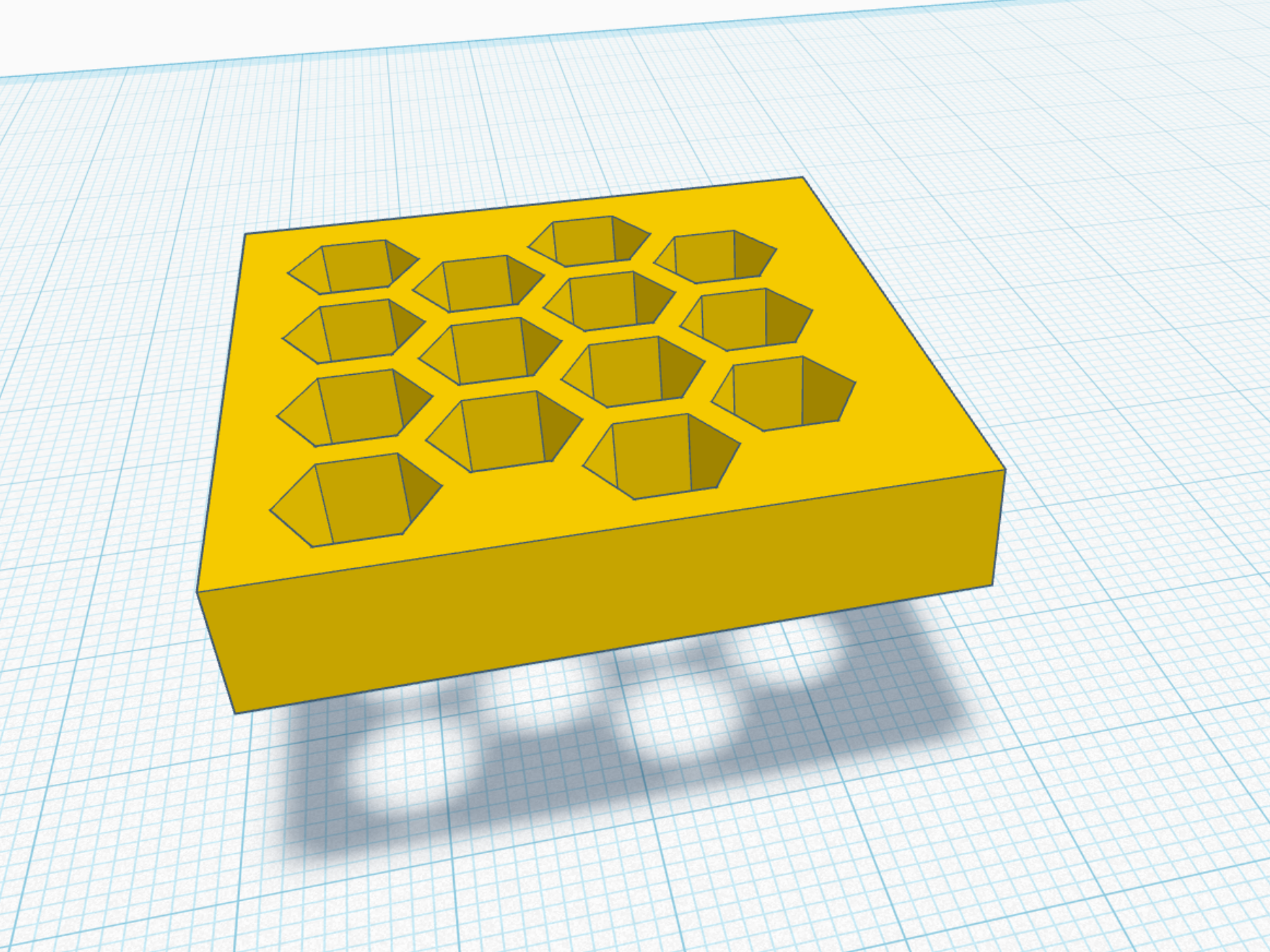 SnugFit for Gridfinity Hexagonal Bit Holder (1x1, 6.35mm)