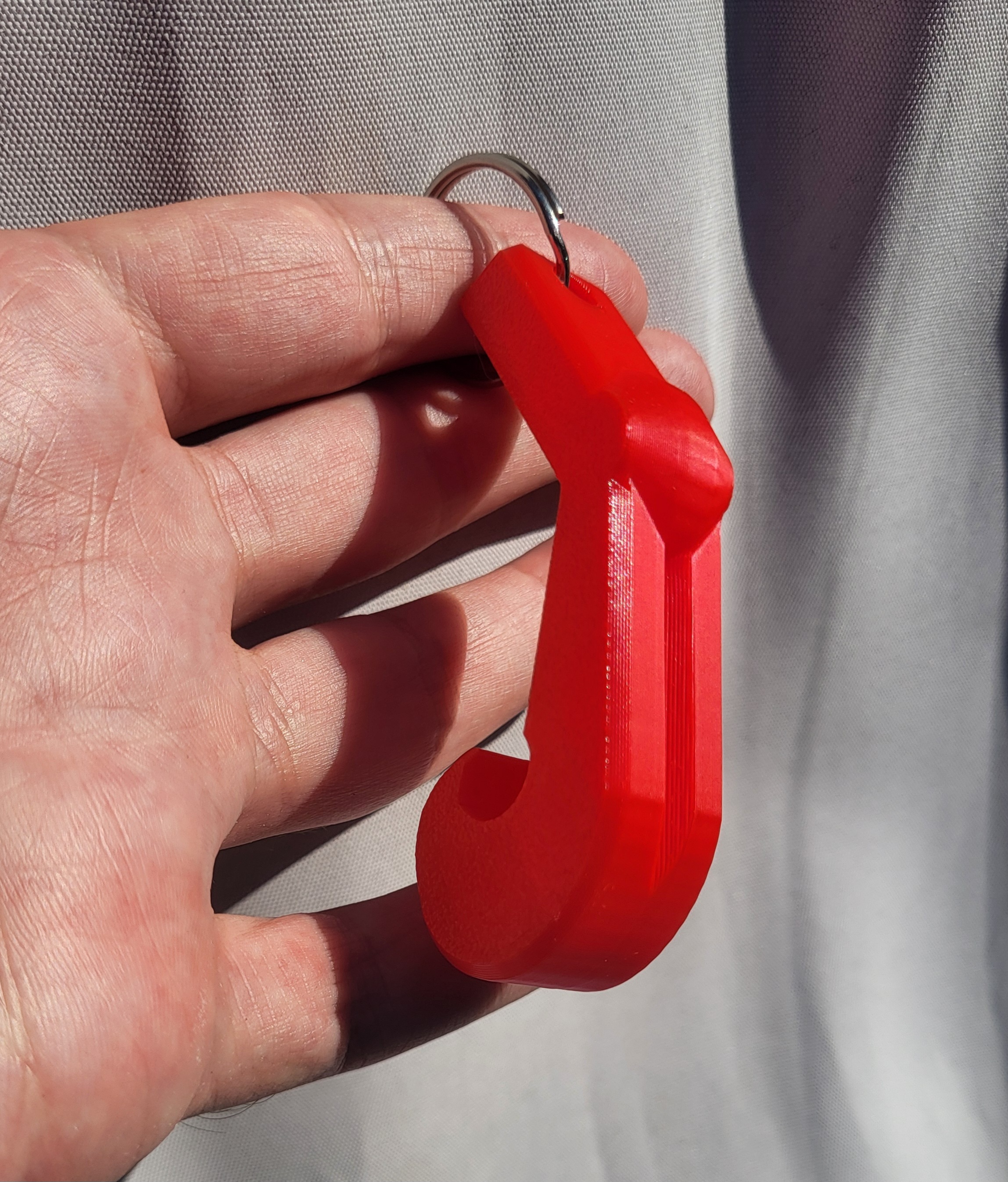 The J Bottle Opener - 3D printed