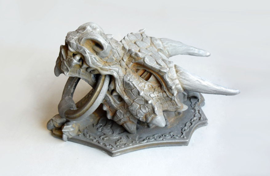Miniatura 3 do modelo 3D Dragon Door Knocker