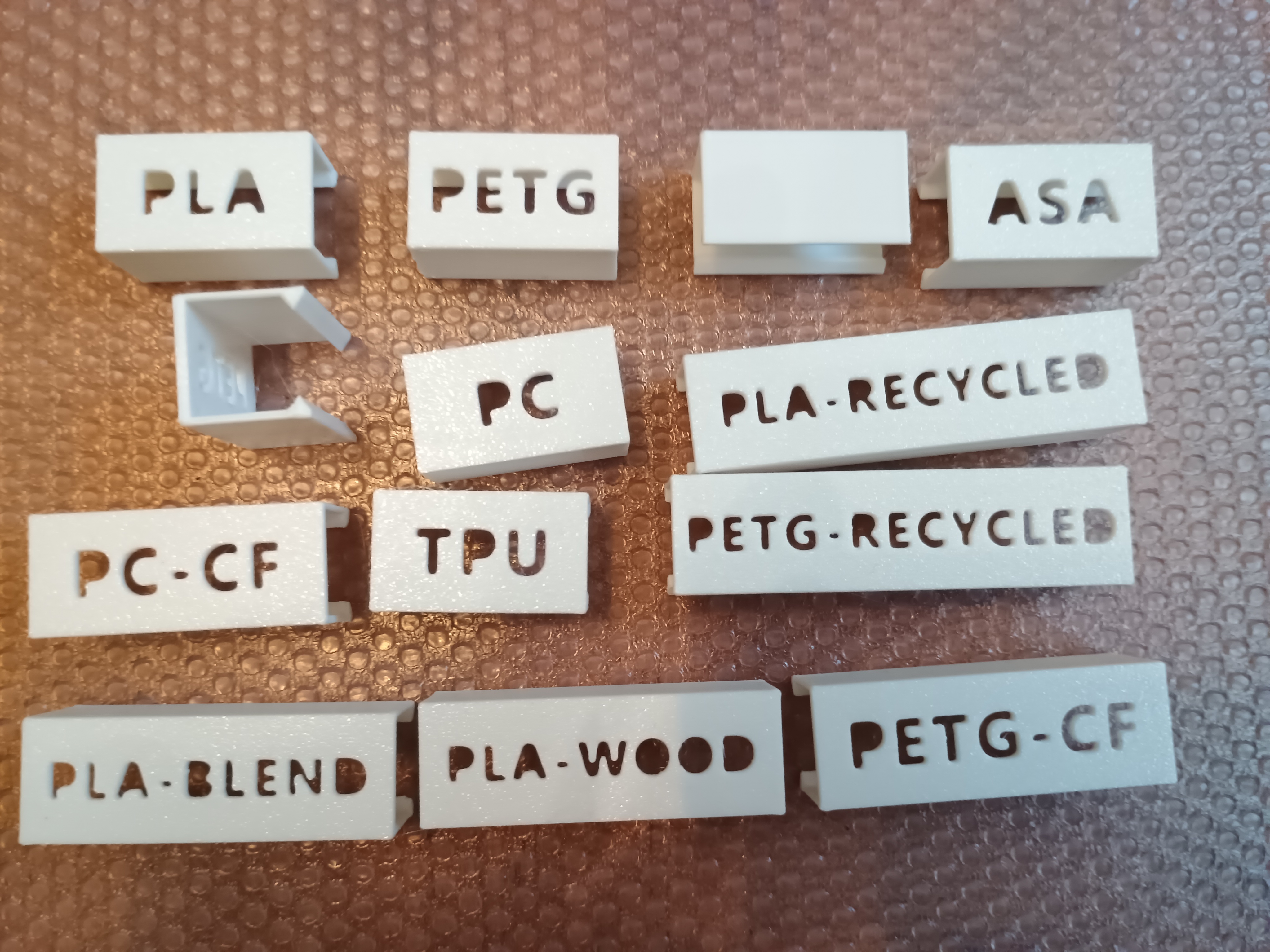 Modular Filament Storage System - labels