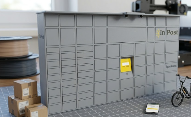 InPost Parcel Locker | 3D Printable Miniature