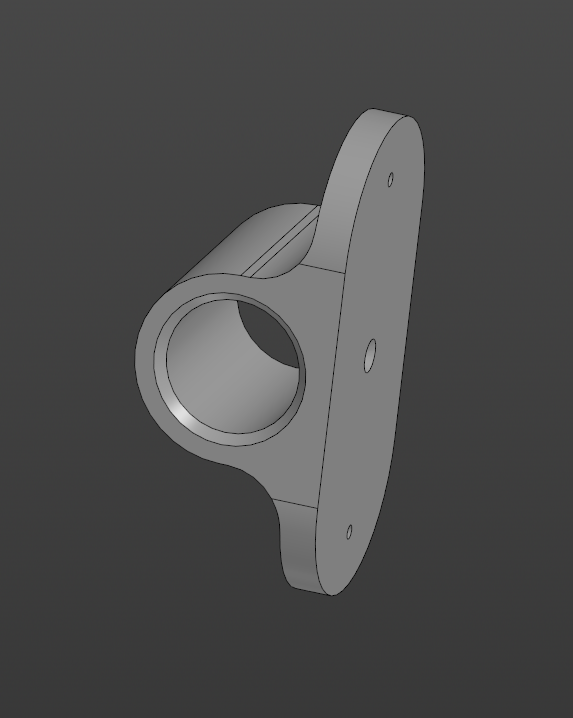 Сurtain rod holder 3D model