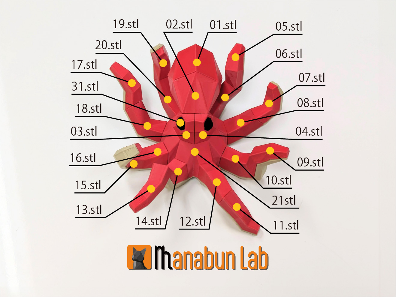 Low Poly Octopus Puzzle — thumbnail 9