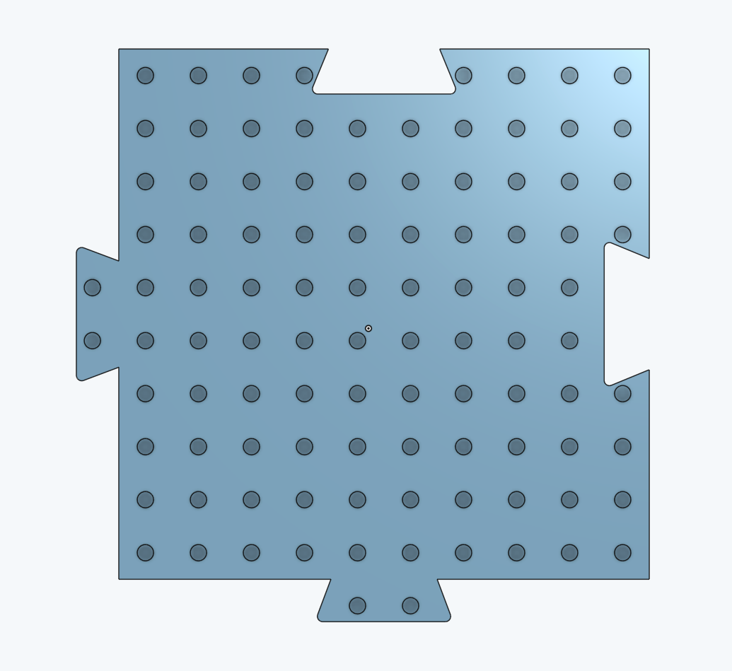 Blocking Board - Jigsaw Style