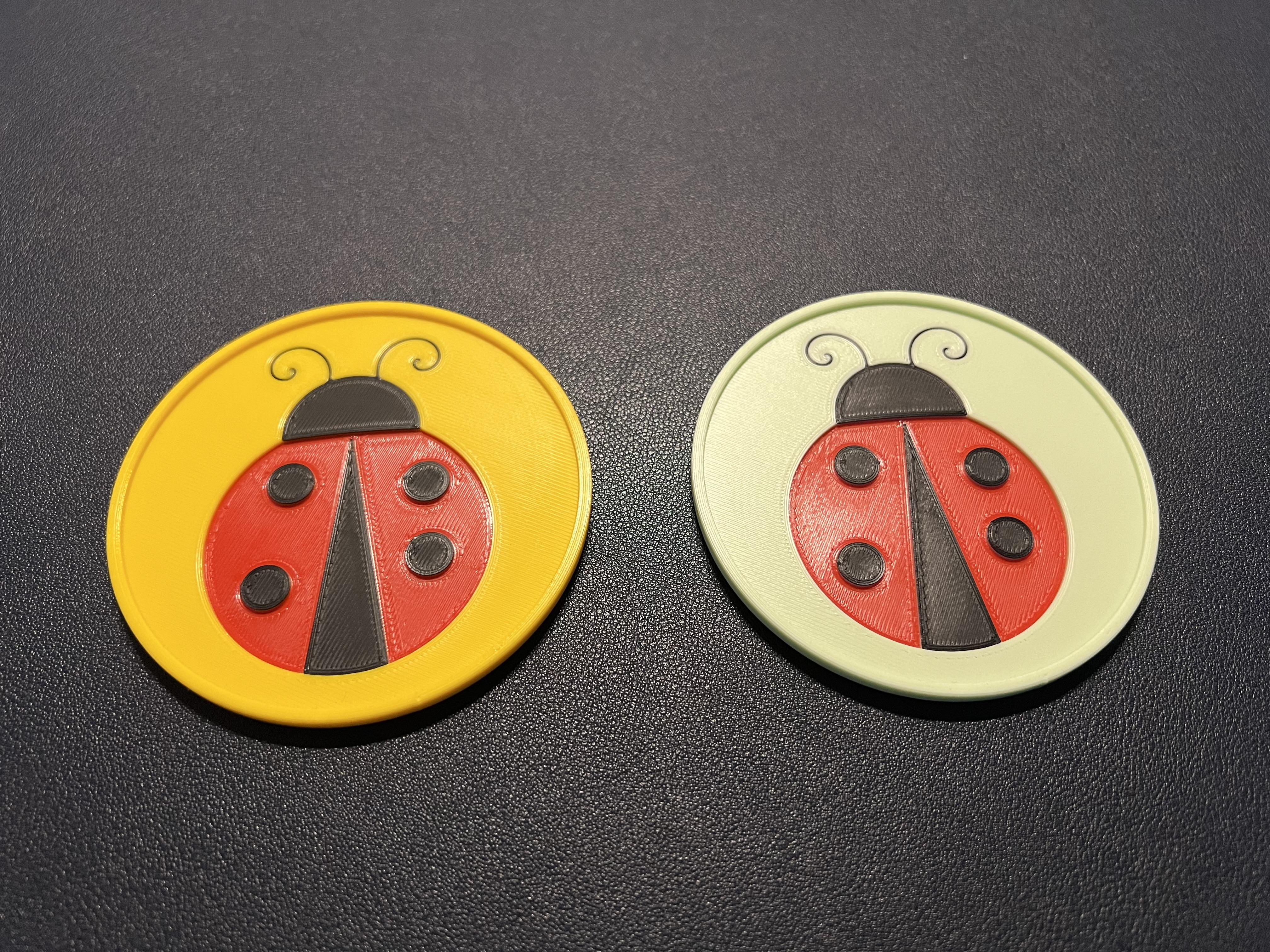 Ladybug coaster