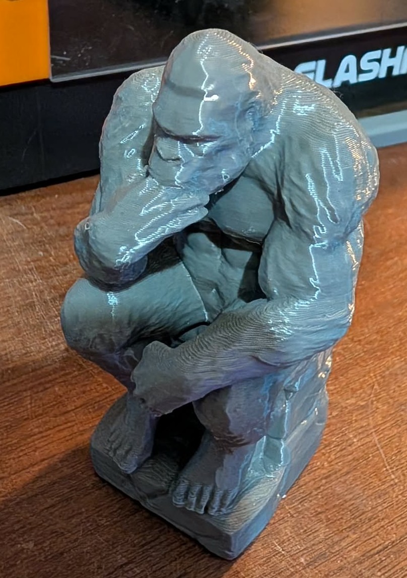 Bigfoot as 'The Thinker'