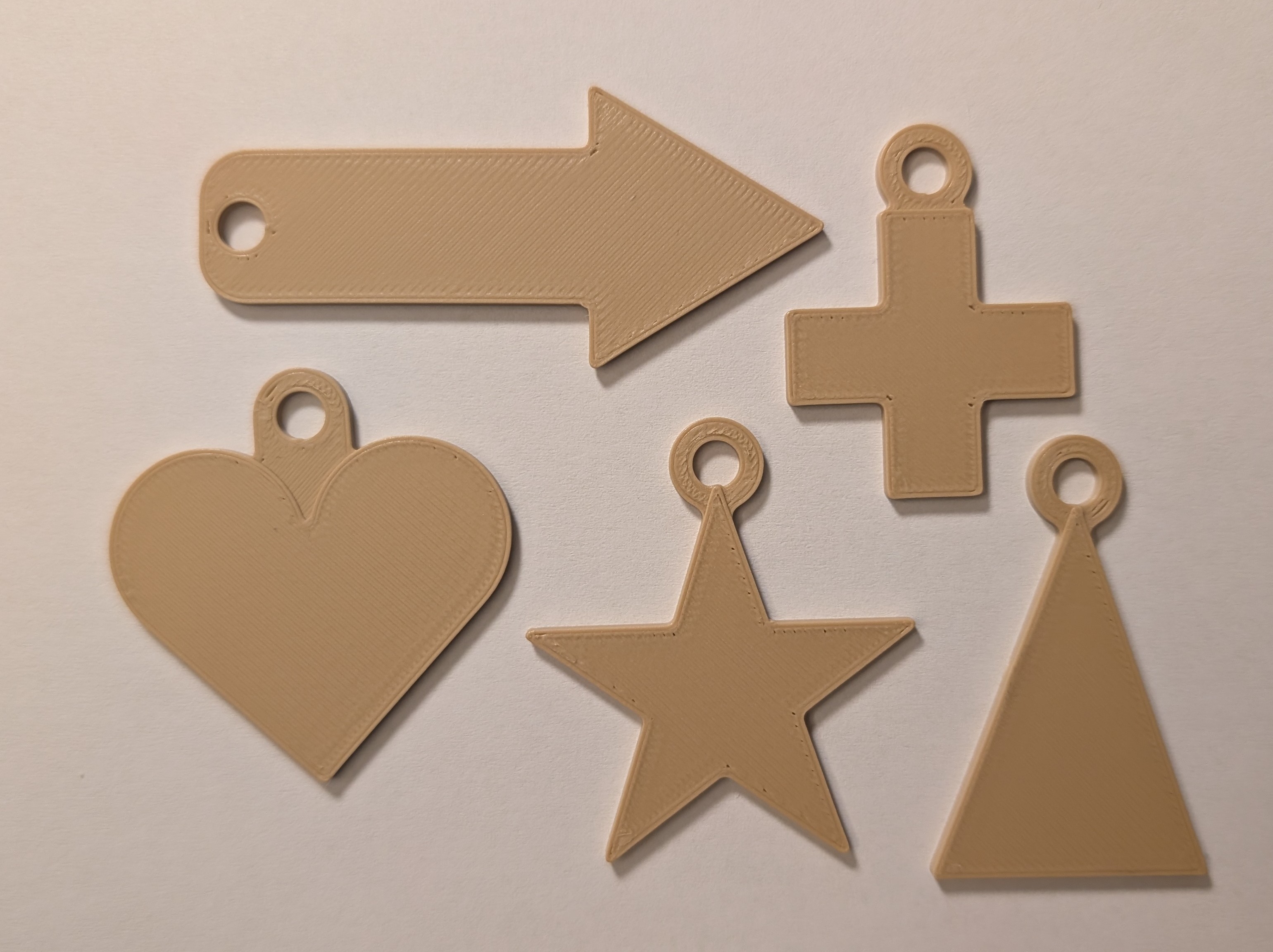 Keychain Blanks - Basic Shapes 3