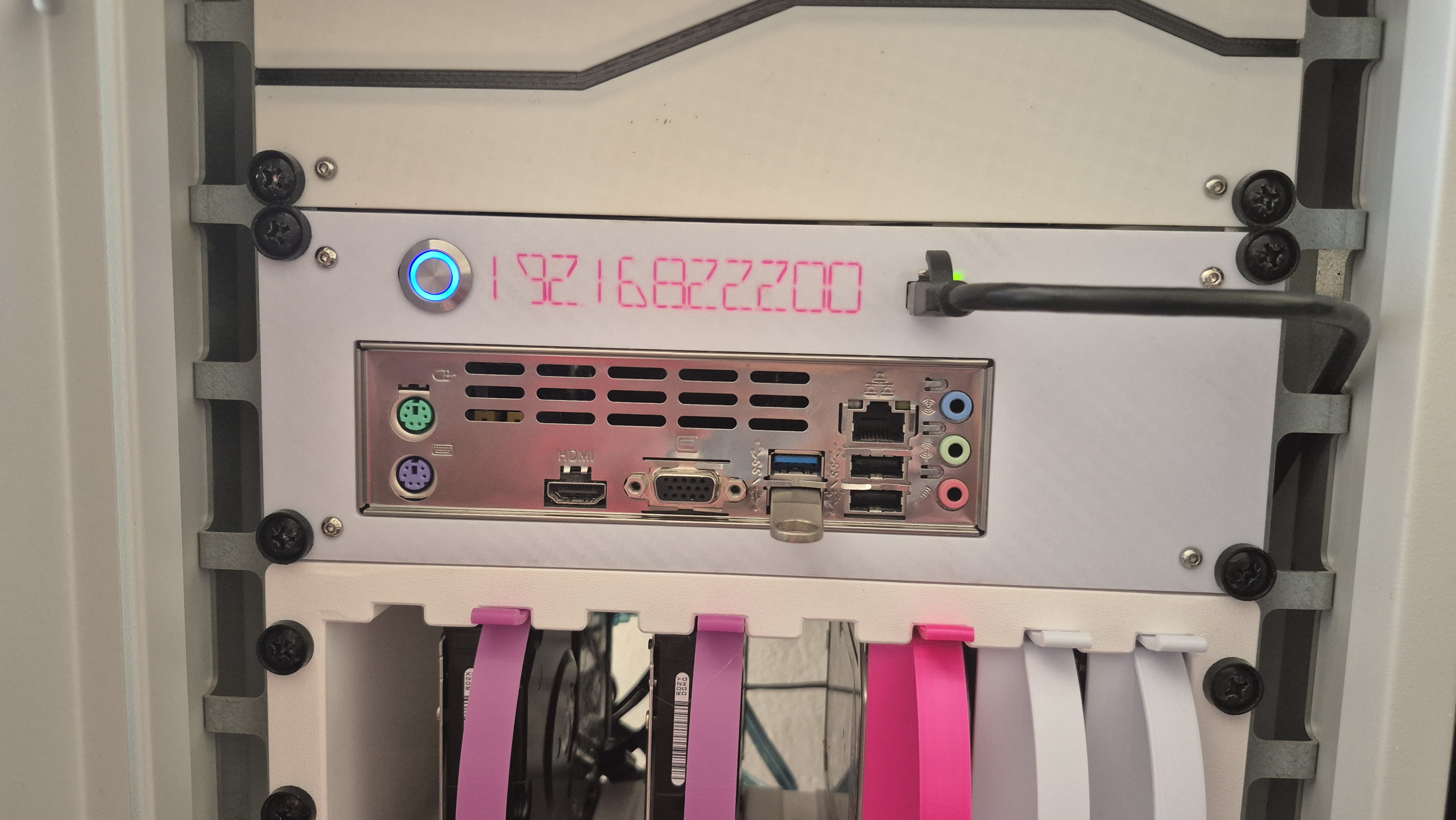 10" 2U Mini Rack mITX Case (with Segment Display Label)