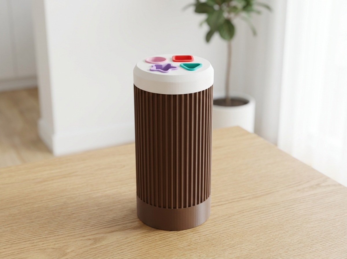 Playful Shape Sorting Cylinder for Kids