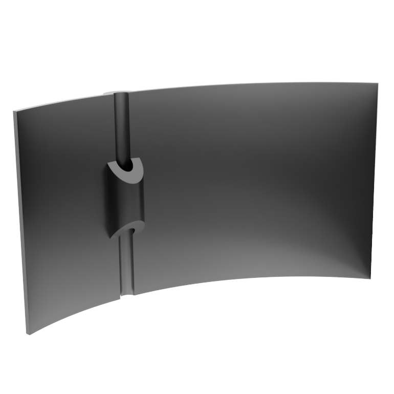 Heat Deflector for Space Pi, chamfered edges