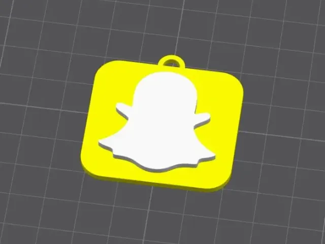 Snapchat keychain