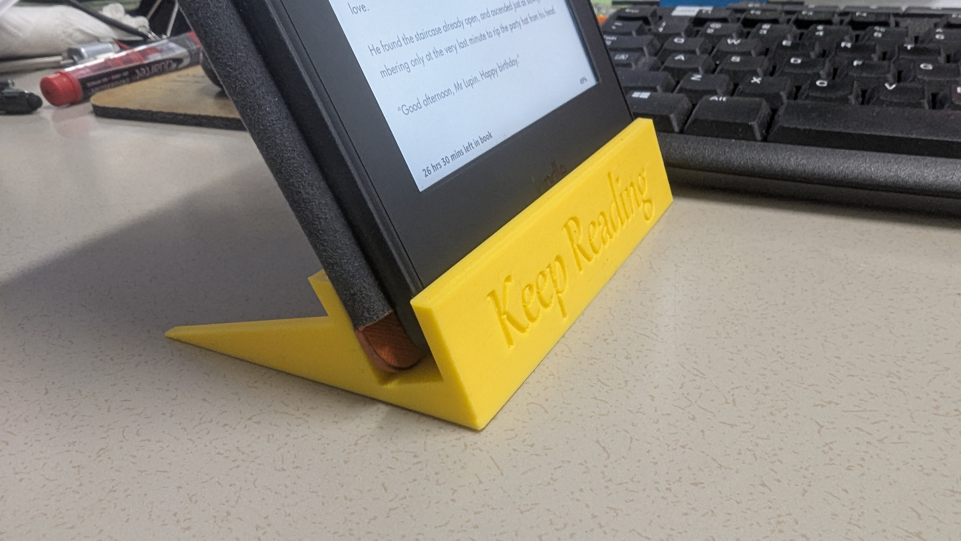Kindle Paperwhite (with case) Holder
