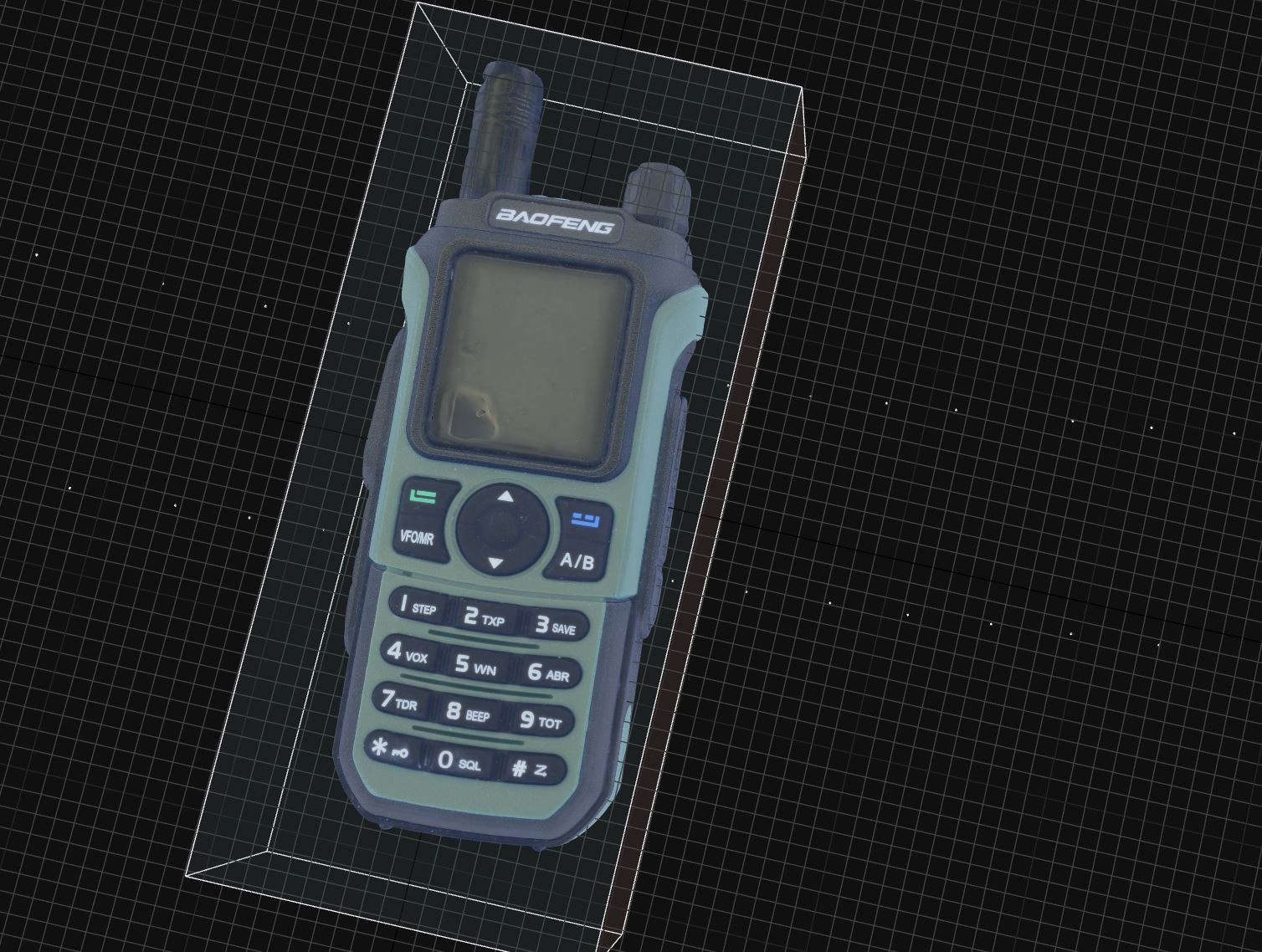 Baofeng UV-21 3d scan