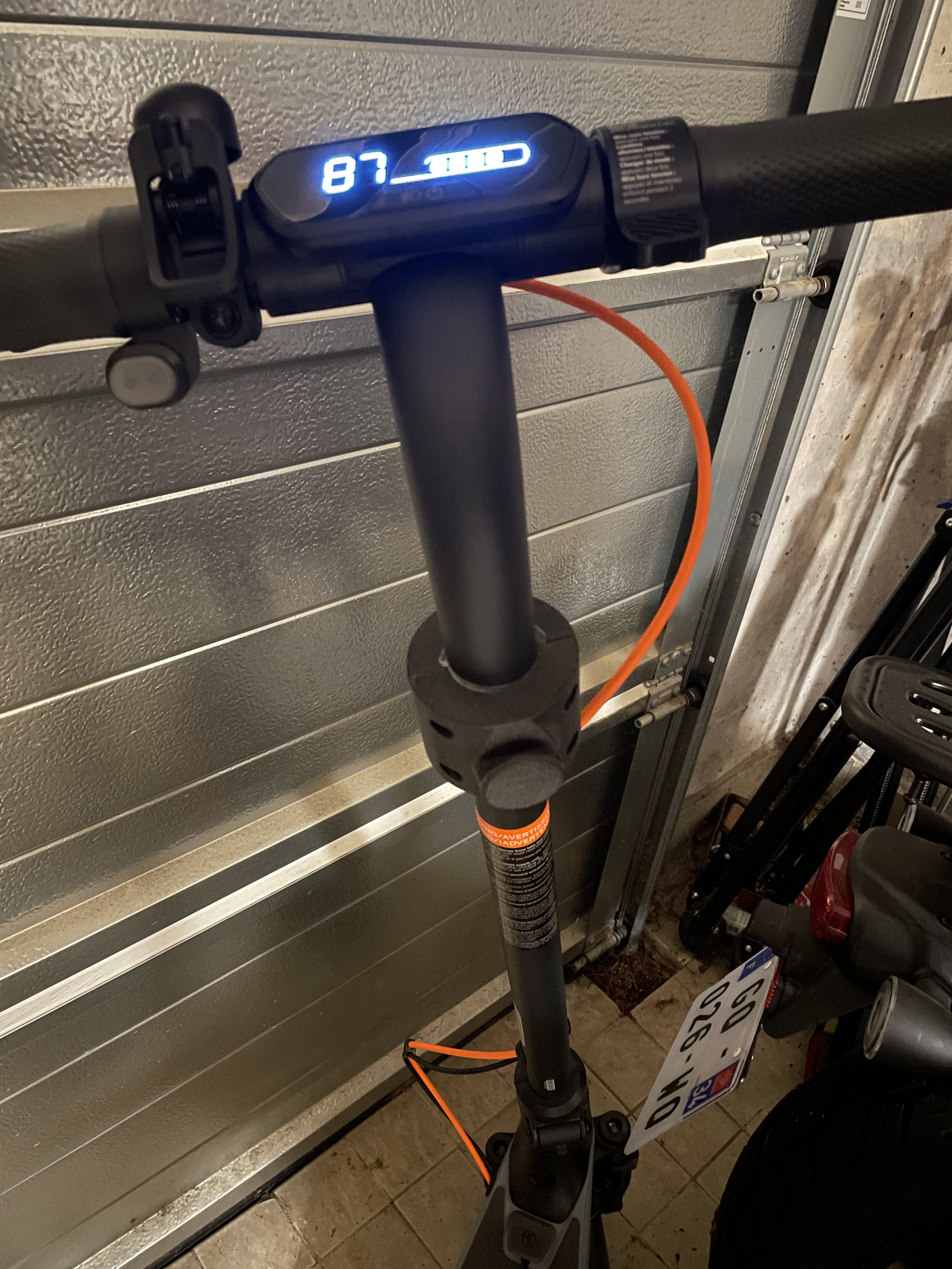 Scooter Bag Hook with Hidden AirTag Compartment