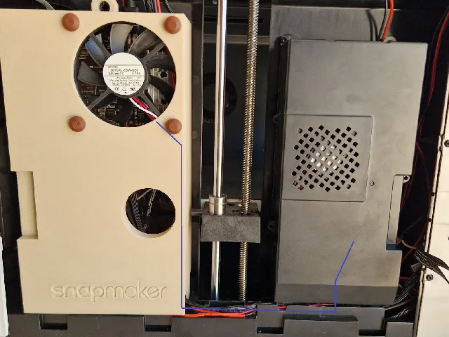 SNAPMAKER U1 improved Motherboard 24V fan