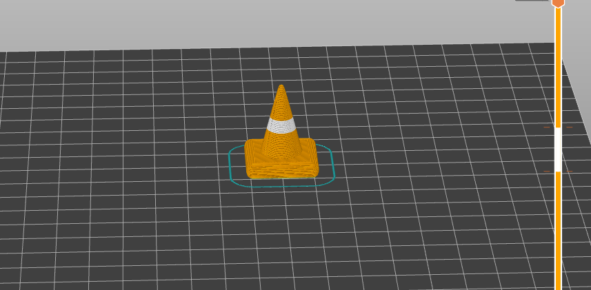 mini traffic cone