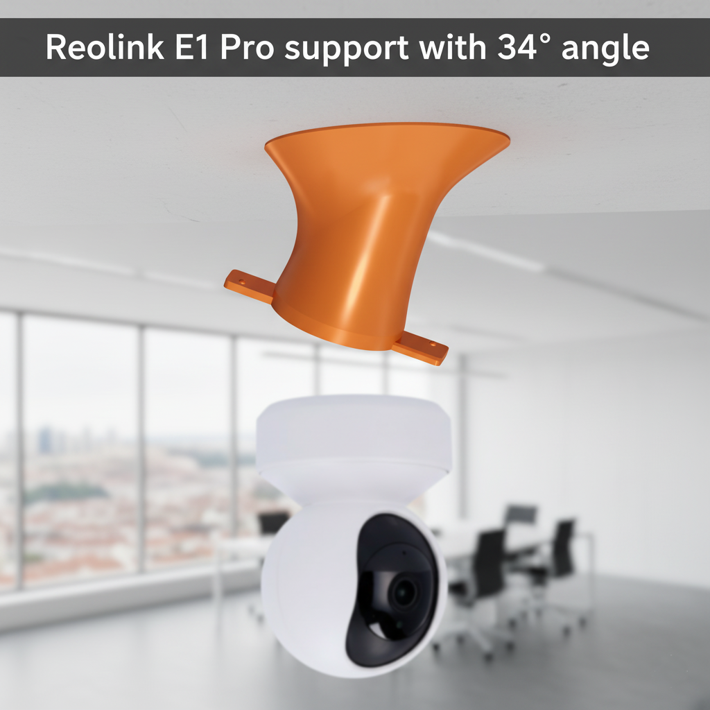 Reolink E1 Pro support with 34º angle
