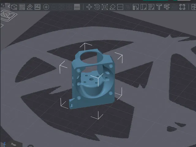 TZ V6 HotEnd mount for EVA 3