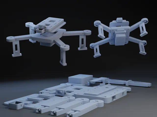 Fully Customizable Drone System with Selectable Components : Blender Script.