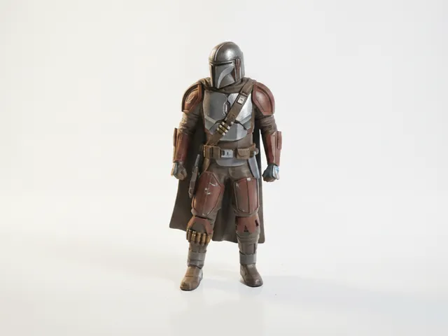Mandalorian Figurine Star Wars Collectible 3D Printable