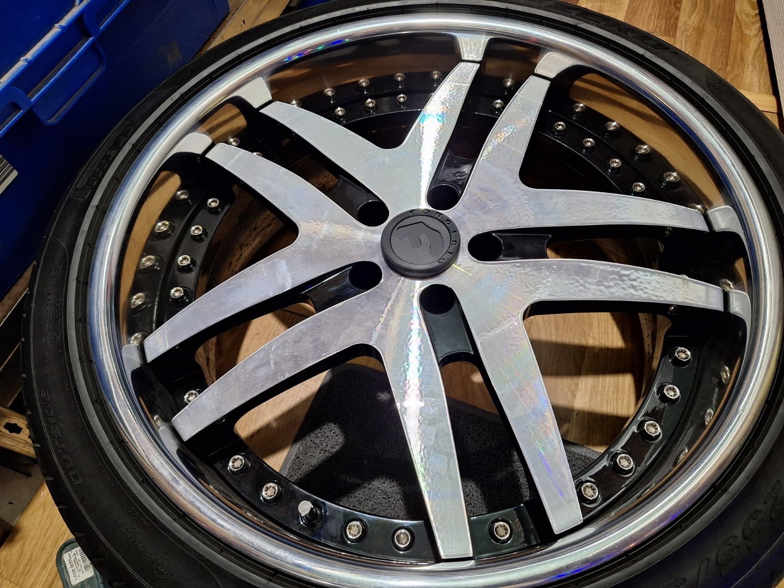 Forgiato wheels hub cap for 61mm hole