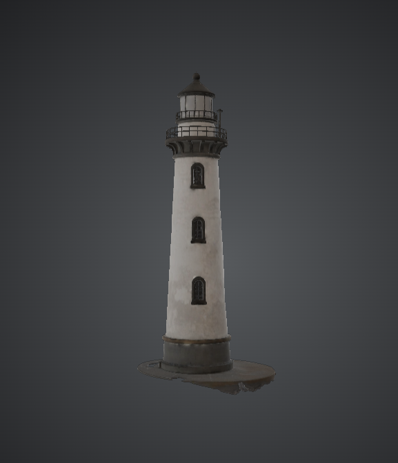 Classic Coastal Lighthouse – Realistic Maritime Tower