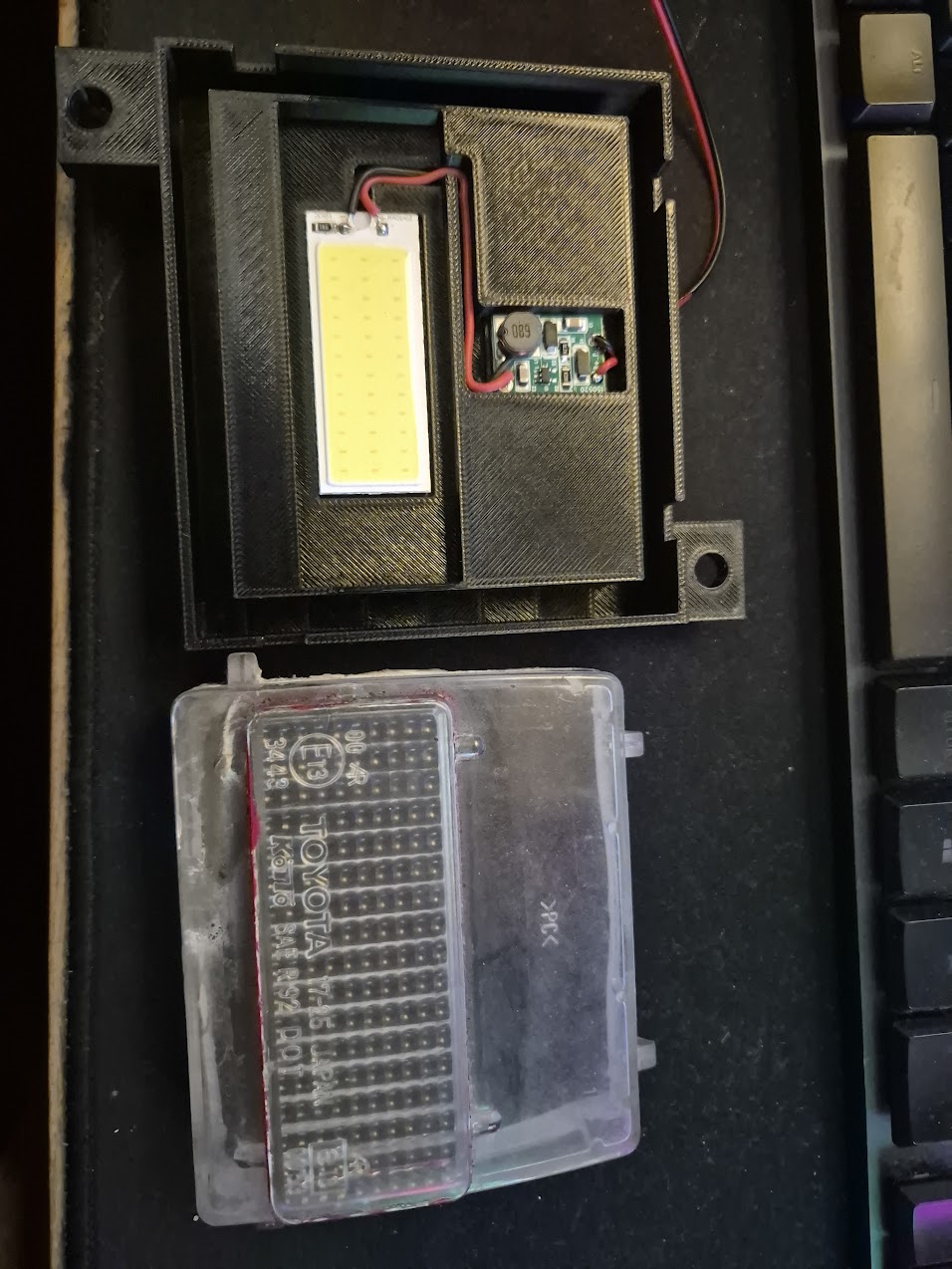 Kouki Reverse light holder for SW20 MR2.