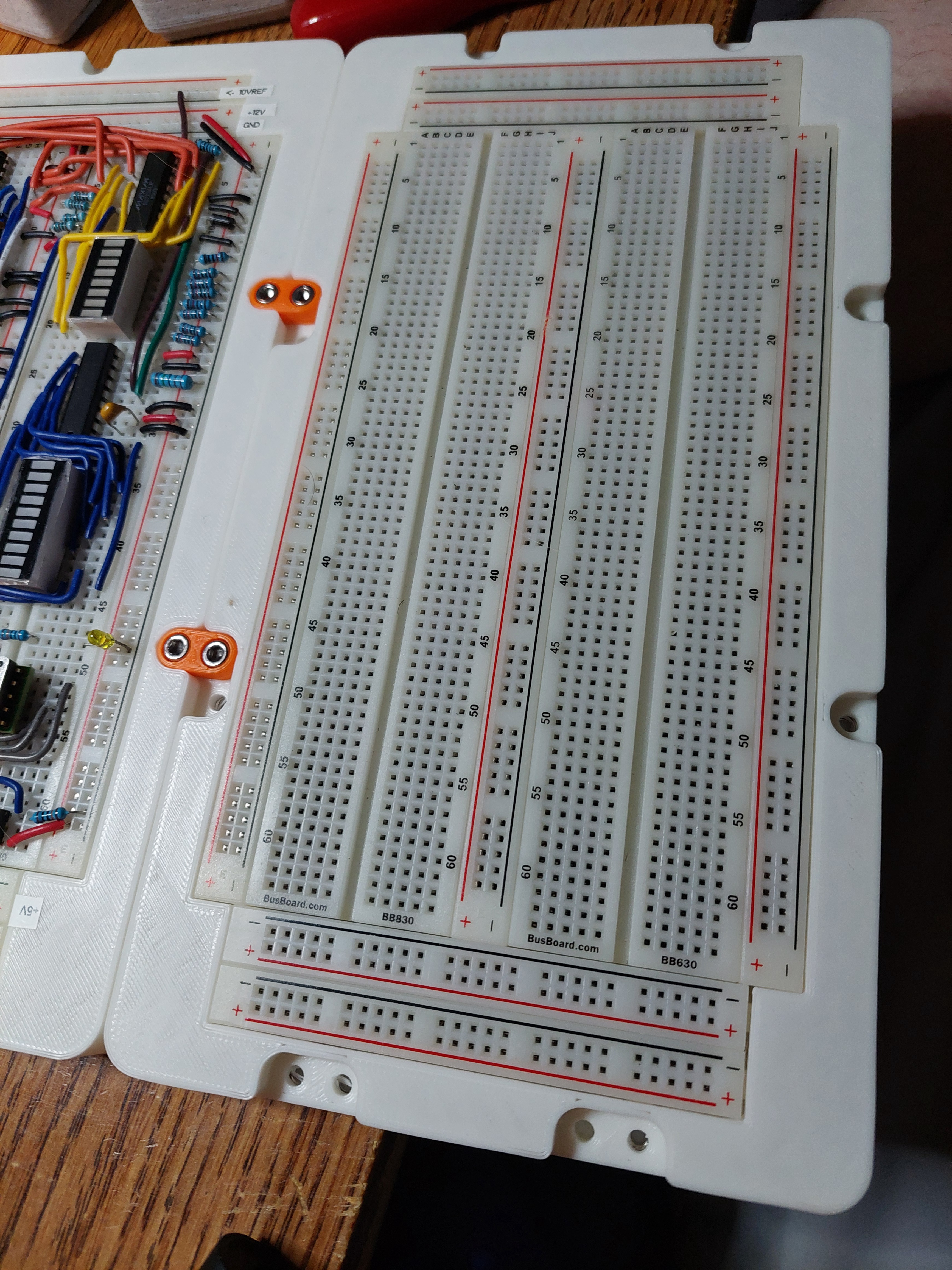 Modular Breadboard Tray remix/parameterized — thumbnail 3
