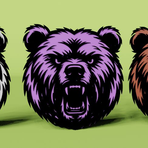 Miniatura 6 do modelo 3D Angry bear