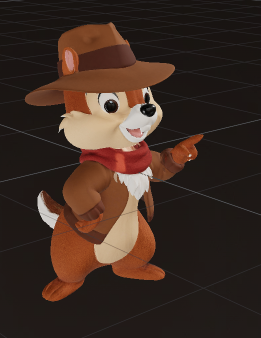 chip- anthropomorphic chipmunk