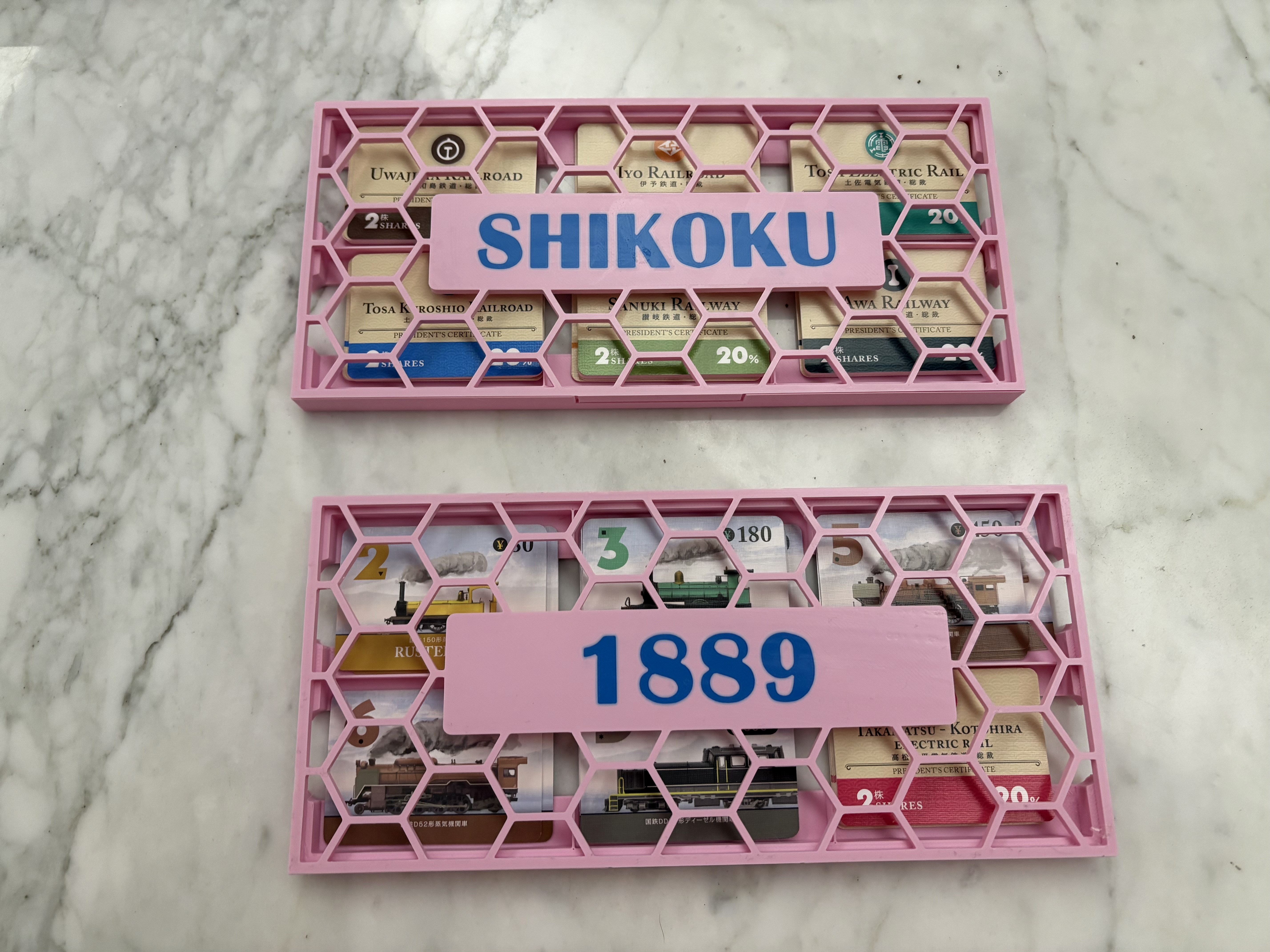 Smaller tray for Shikoku 1889 organizer