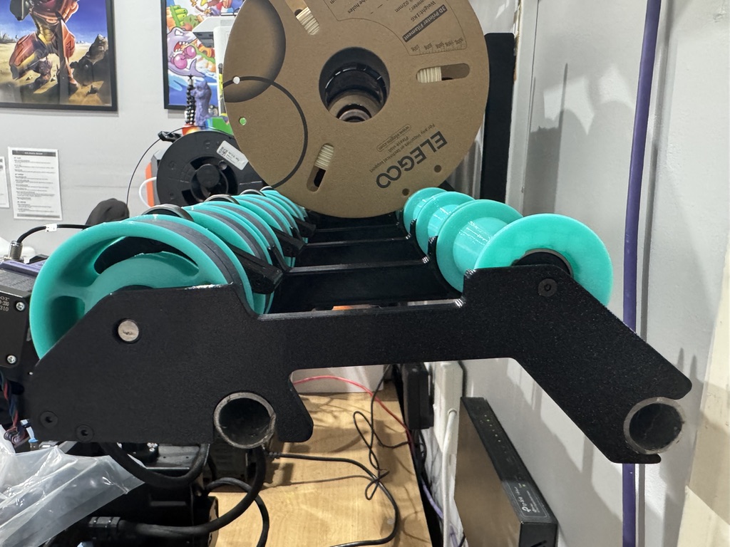 Filamentalist V2 RepRack Mount Modification with Clip-Attach