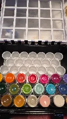 Gridfinity Agnostic Paint Bottle Holder (2×5) – Vallejo, AK, Warpaints & More