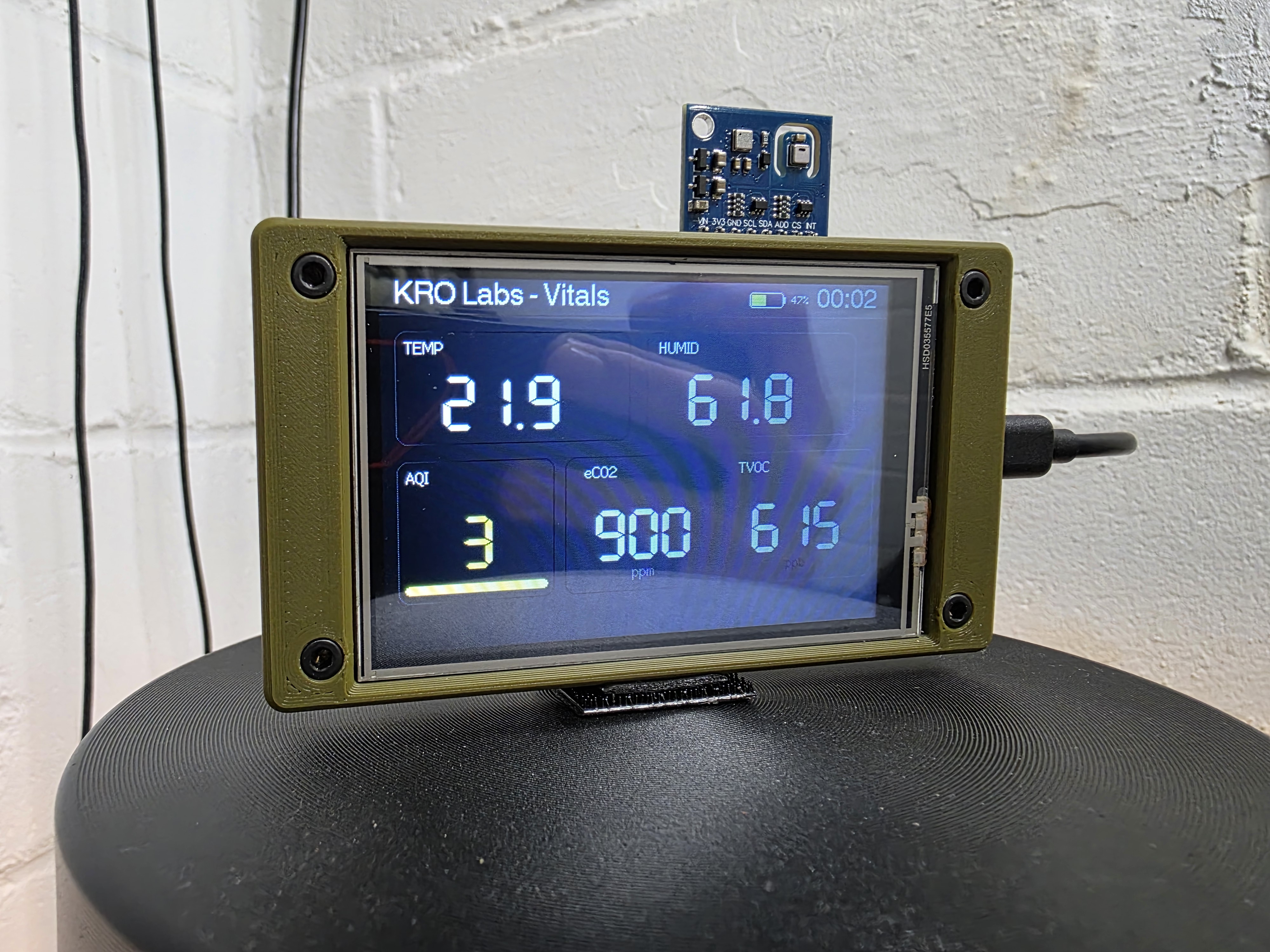 Miniatura 4 do modelo 3D 3.5" ESP32-32E CYD Case