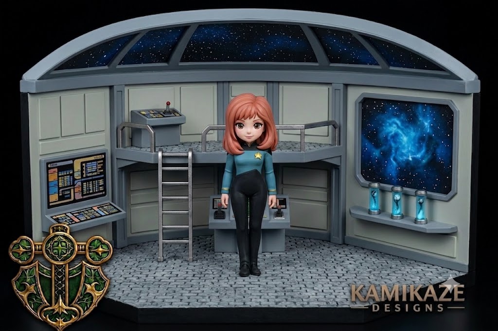 Beverly Crusher Inspired Chibi