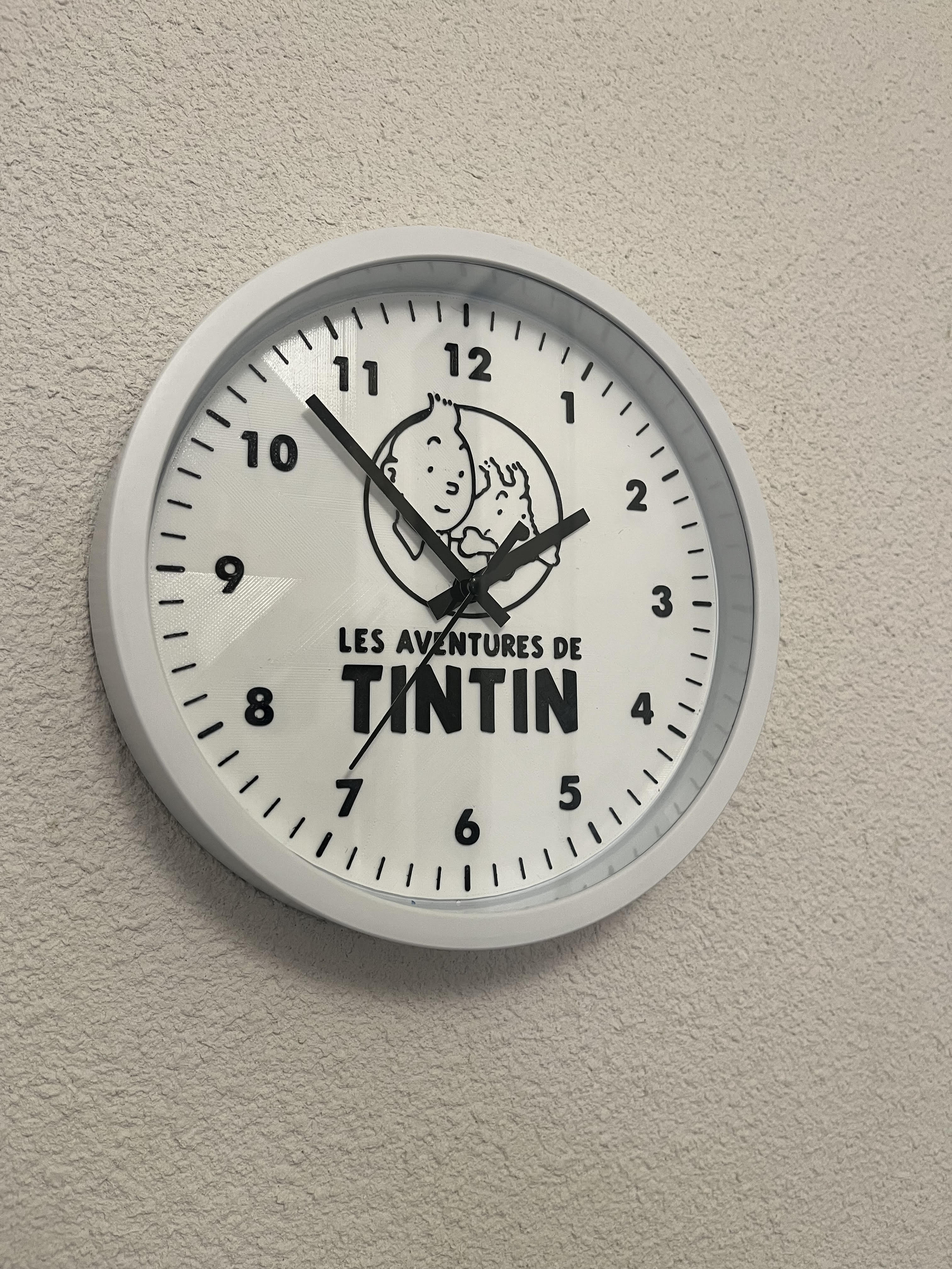 Horloge Tintin