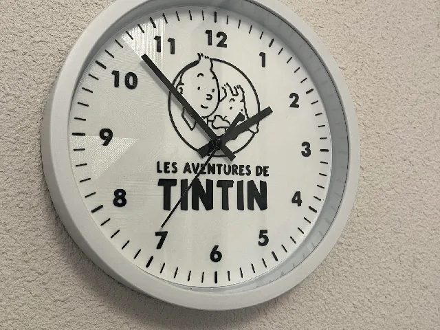 Horloge Tintin