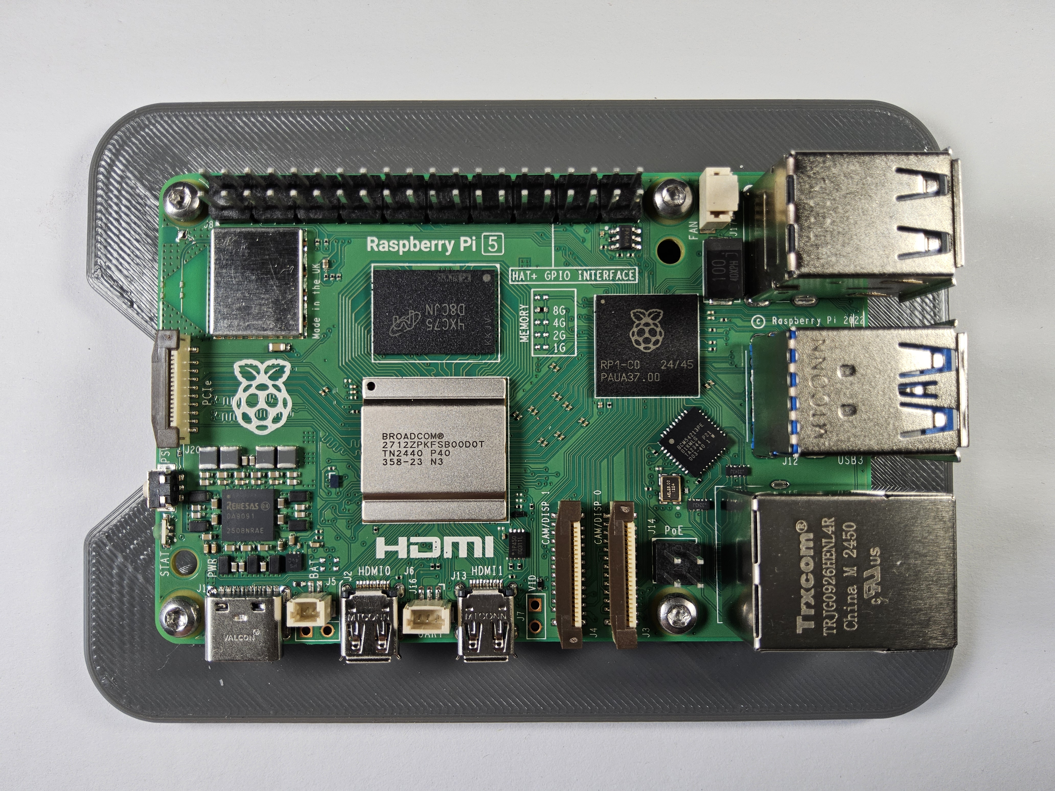Raspberry Pi 5 Stand / test PCB