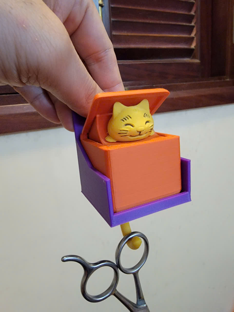 Miniatura 2 do modelo 3D Cat keyholder