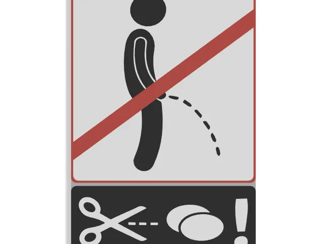 No urinating allowed sign Wall Decoration Logo Poster