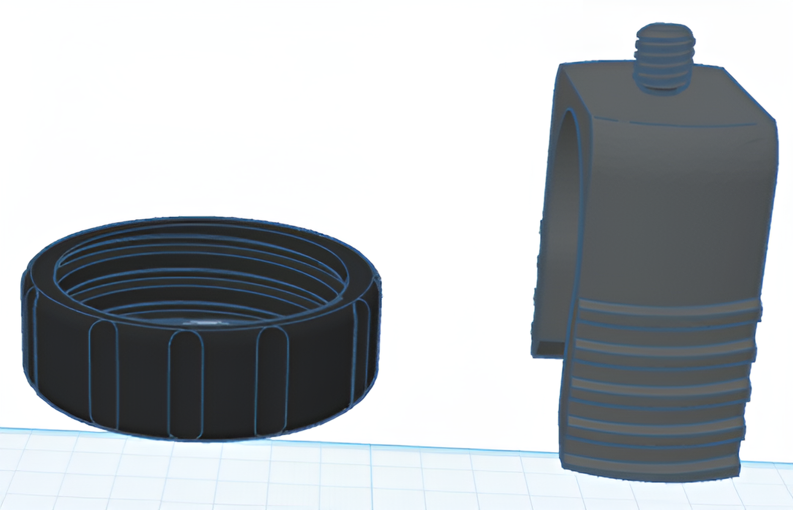 Bike digital Camera Mount (Tripod Screw) 3D model thumbnail