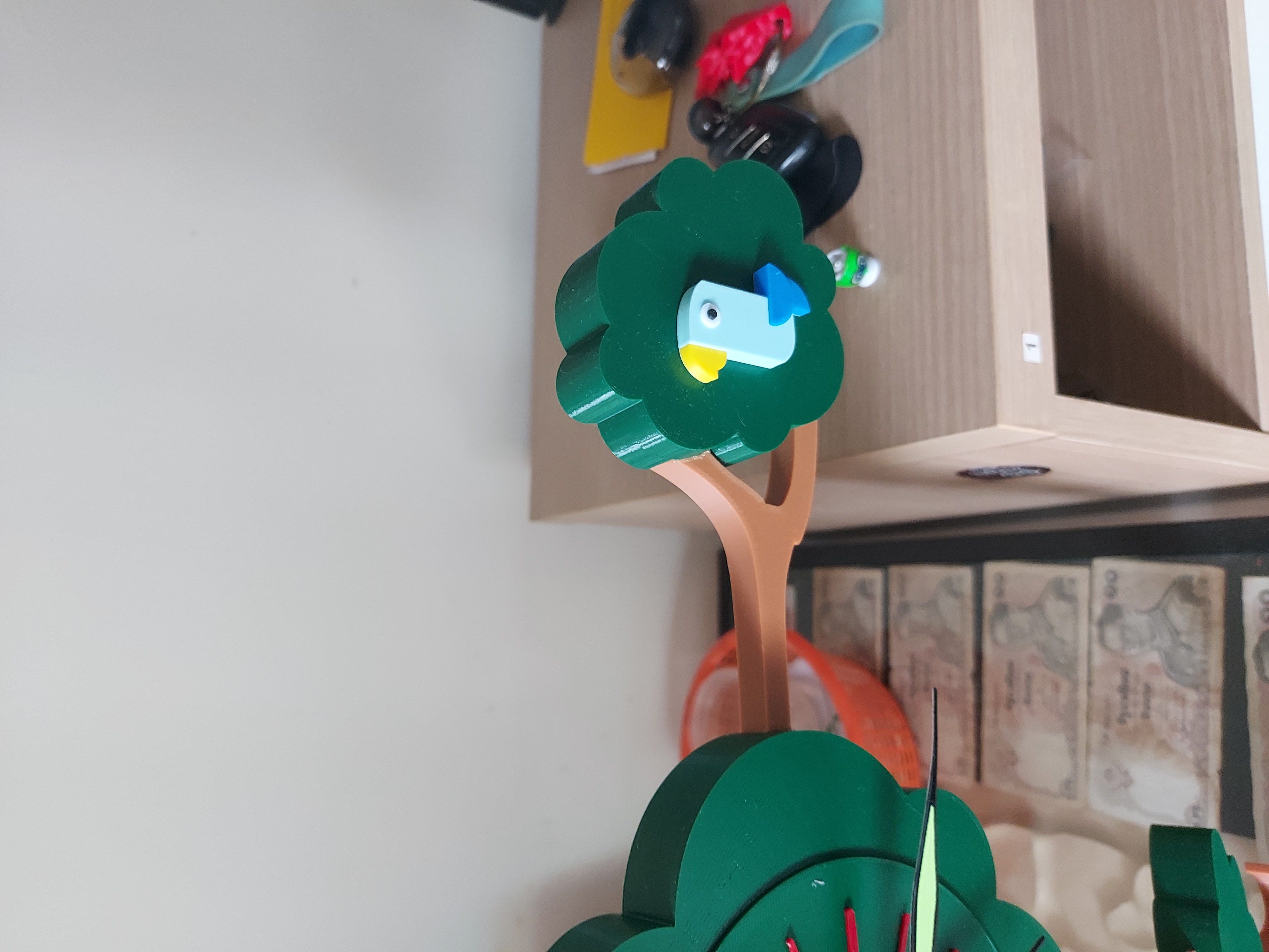 Miniatura 5 do modelo 3D Jungle Tree Table clock