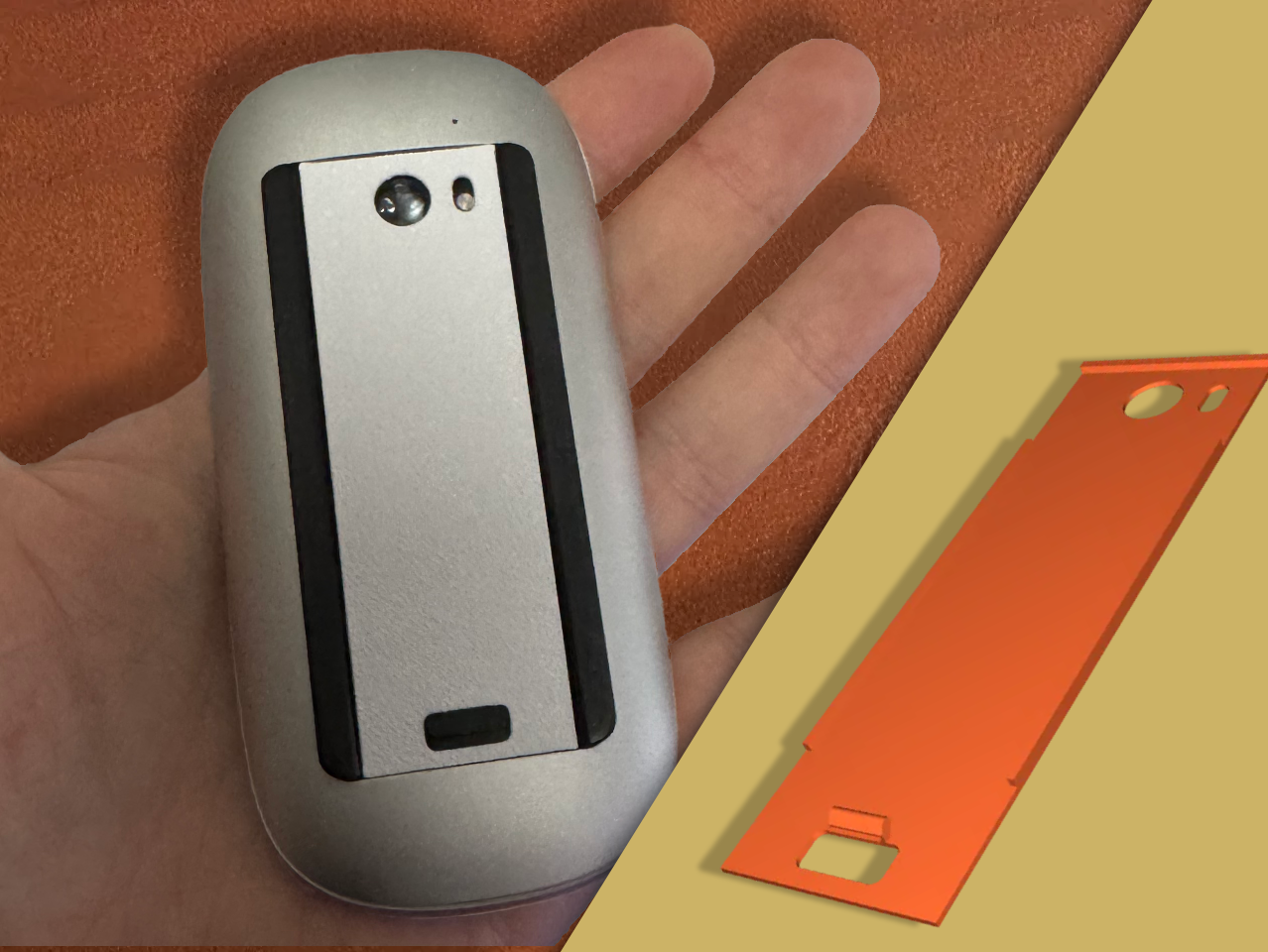 Battery Cover for Apple Magic Mouse - Clip-In