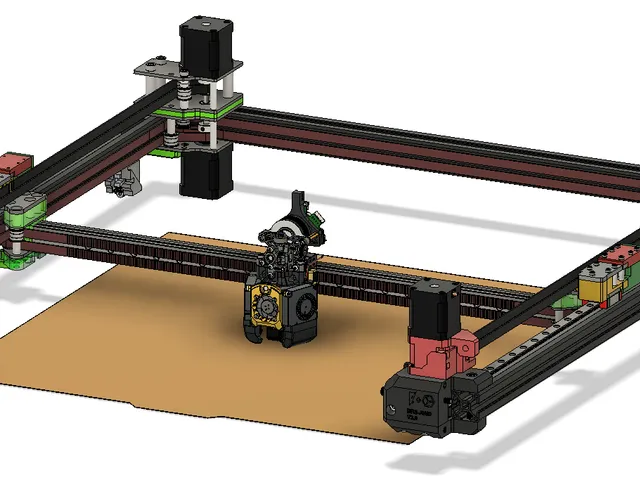 Front gantry joint for ratrig hybrid