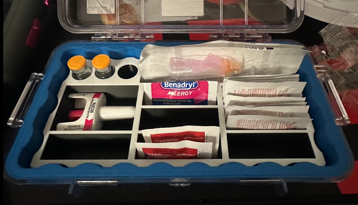 Pelican 1060 Micro Drug Box Organizer 3D model