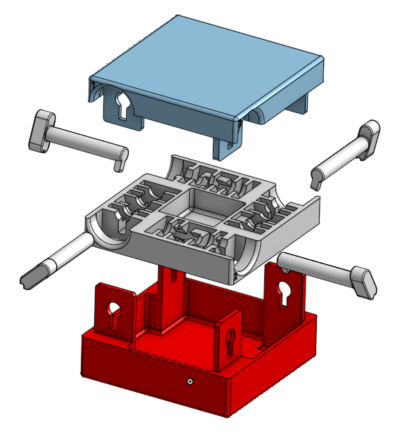 4 Key Surprise Box Puzzle