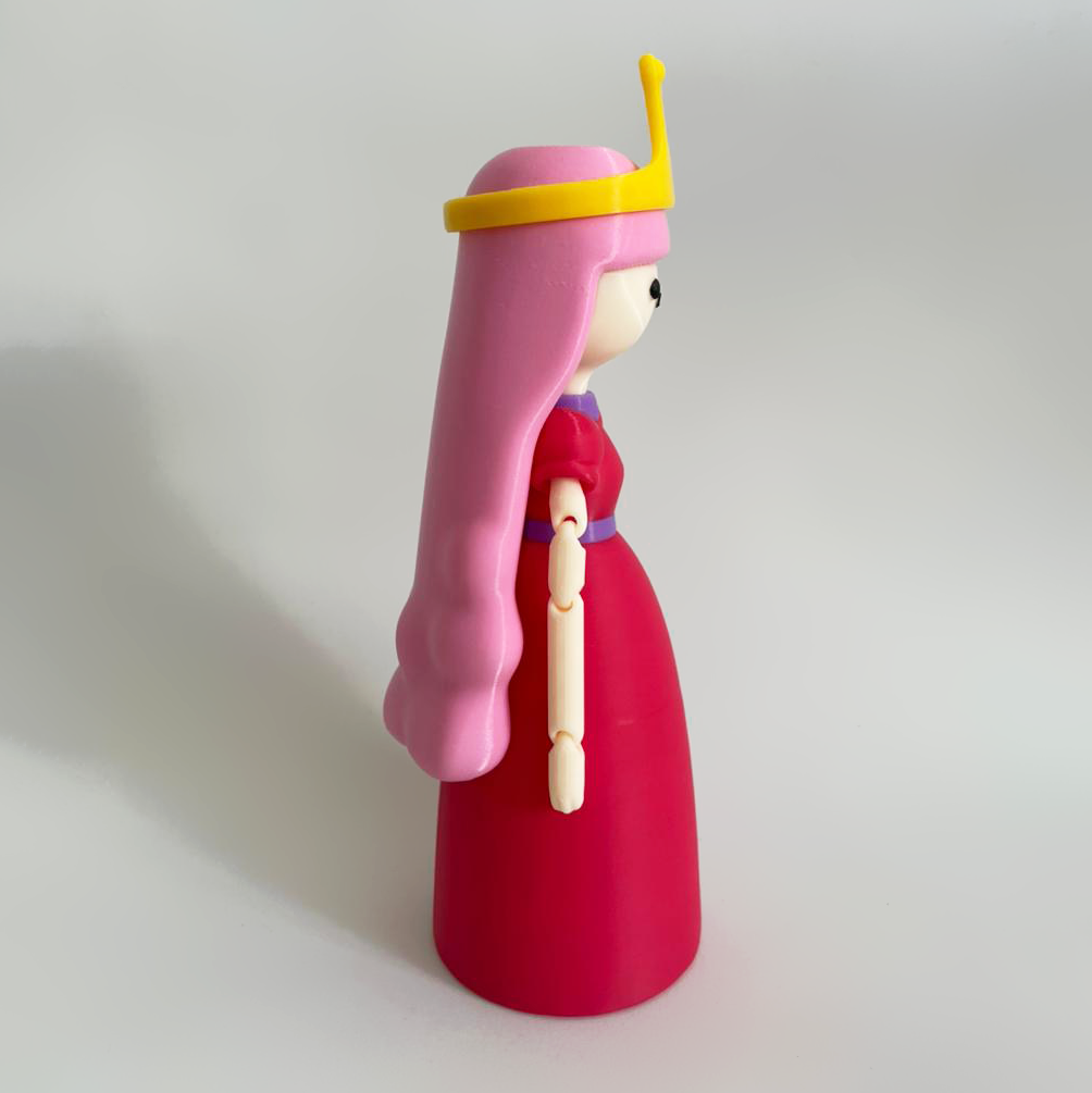 Pack x4 - Adventure Times - Finn the human, Jake the dog, Princess Bubblegum and BMO- Flexi - Multicolor — miniatura 3