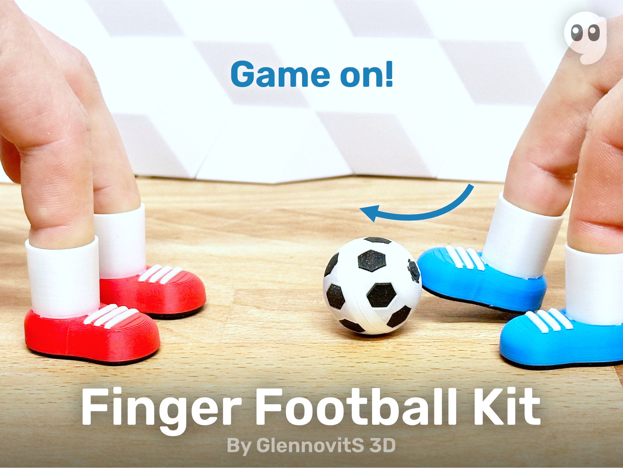 Finger Football Kit (soccer game on the table!)