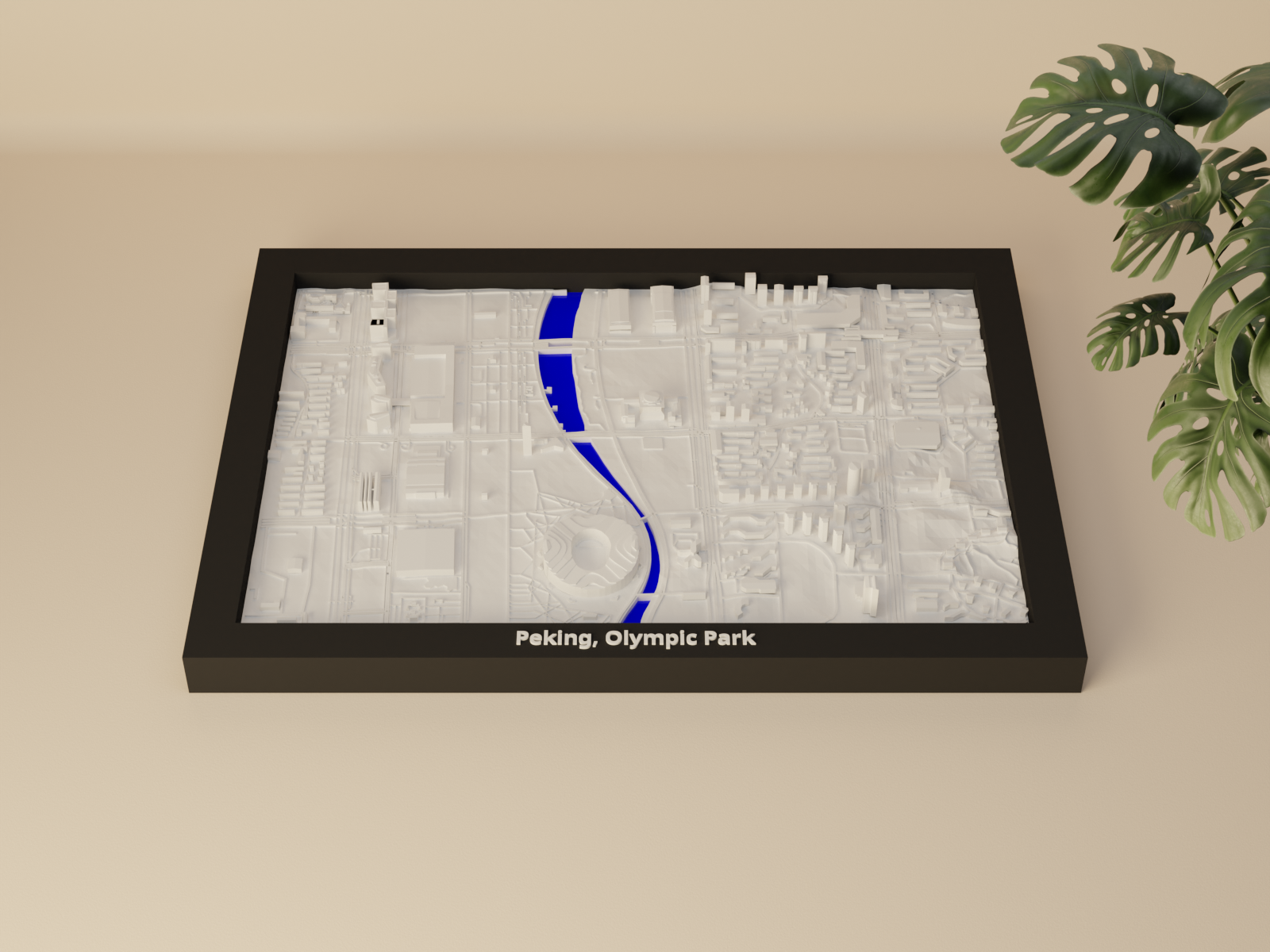 Peking, Olympic Park, China - 3D Miniature